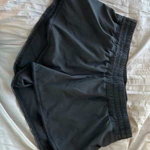Lululemon black shorts low-rise